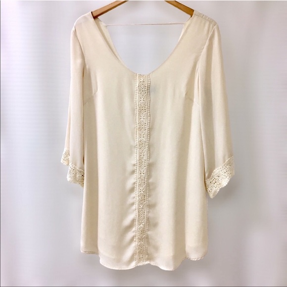 HP! ASTR THE LABEL LACE TRIM SHIFT DRESS - Picture 4 of 8